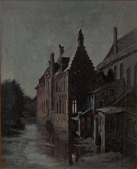 unknow artist Oud Sint-Janshospitaal te Brugge Germany oil painting art